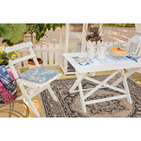 GAD - Classical Sisal-Inspired Indoor Outdoor Area Rug, Medallion, Bordered, Geometric Pattern, Fade and Stain Resistant