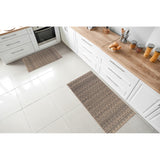 GAD - Classical Sisal-Inspired Indoor Outdoor Area Rug, Medallion, Bordered, Geometric Pattern, Fade and Stain Resistant