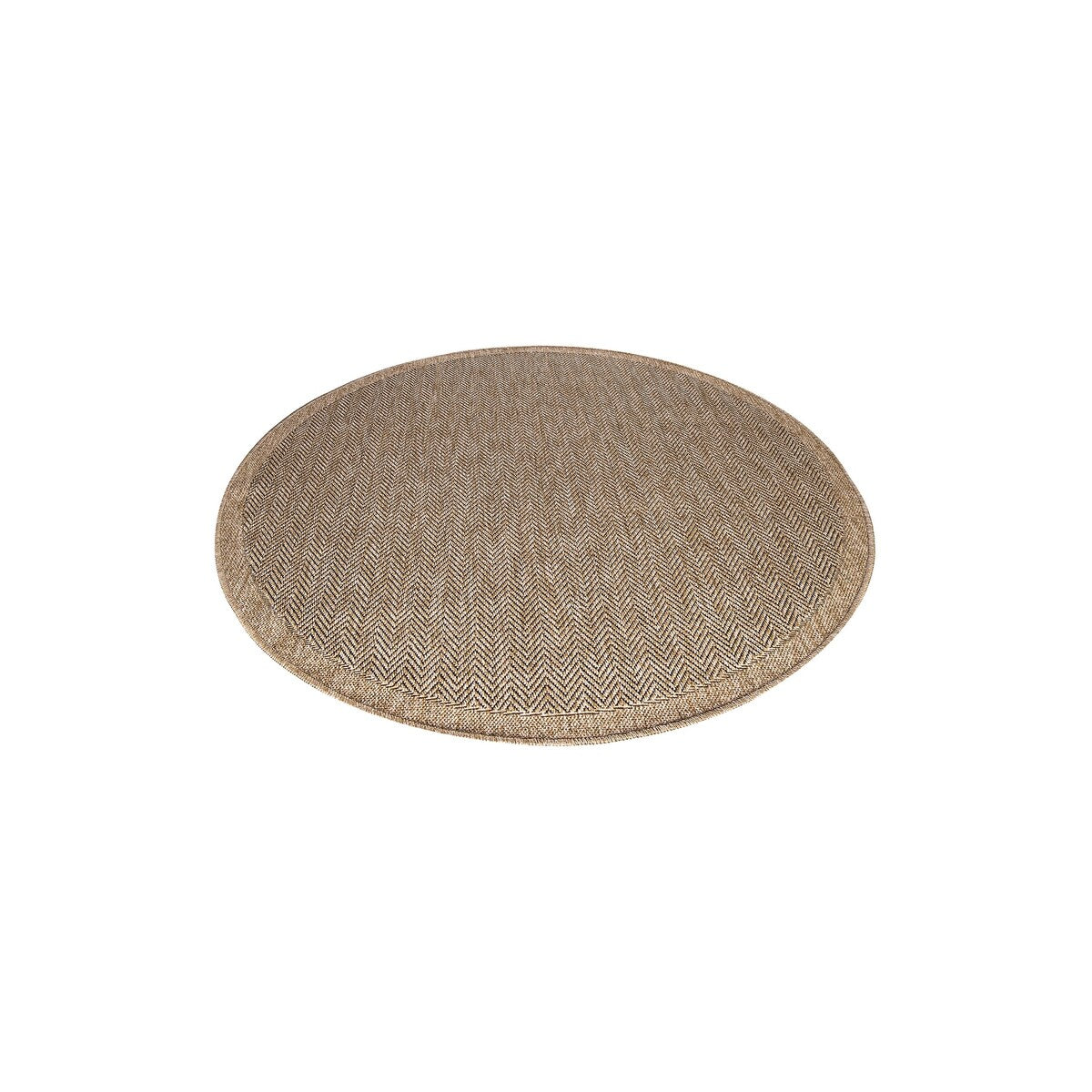 GAD - Classical Sisal-Inspired Indoor Outdoor Area Rug, Medallion, Bordered, Geometric Pattern, Fade and Stain Resistant