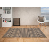 GAD - Classical Sisal-Inspired Indoor Outdoor Area Rug, Medallion, Bordered, Geometric Pattern, Fade and Stain Resistant