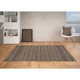 GAD - Classical Sisal-Inspired Indoor Outdoor Area Rug, Medallion, Bordered, Geometric Pattern, Fade and Stain Resistant
