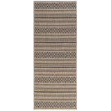 GAD - Classical Sisal-Inspired Indoor Outdoor Area Rug, Medallion, Bordered, Geometric Pattern, Fade and Stain Resistant
