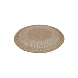 GAD - Classical Sisal-Inspired Indoor Outdoor Area Rug, Medallion, Bordered, Geometric Pattern, Fade and Stain Resistant