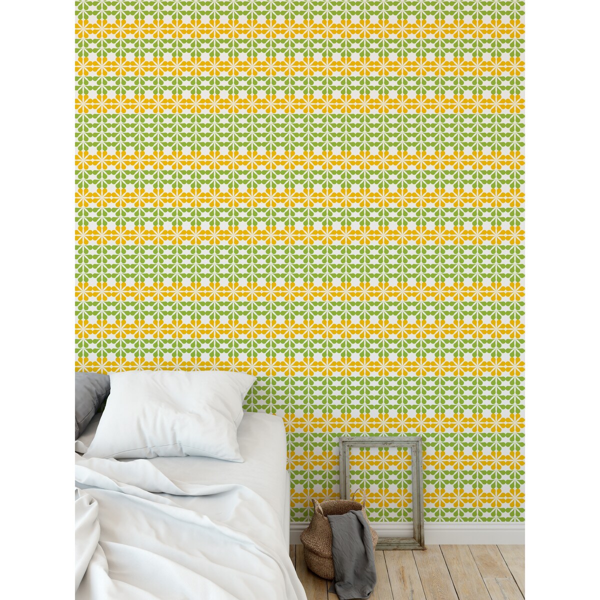 GARDEN YELLOW Peel and Stick Wallpaper By Kavka Designs - 2' x 16'