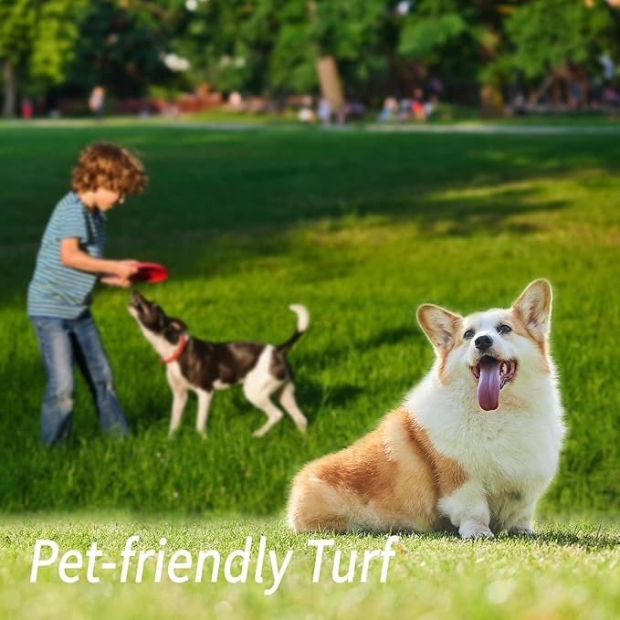 GATCOOL Artificial Grass Rug Indoor Outdoor, Realistic Thick Synthetic Fake Grass Mat for Dogs - 3'x 5'
