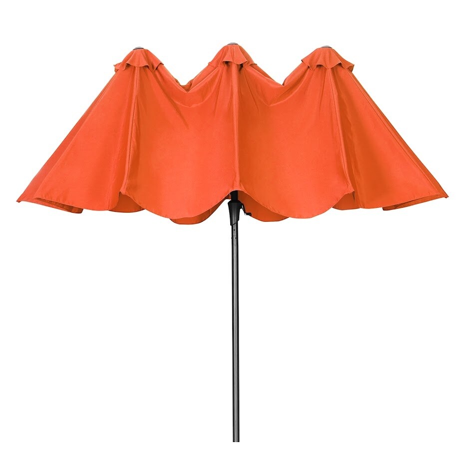 GDY 15 Ft Patio Umbrella With Three Tier Tops More Shade (No Base)