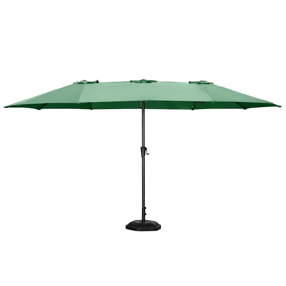 GDY 15FT Three Sided Roof Rectangle Large Patio Umbrella （No Base）