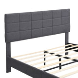 GEITIN Platform Bed Frame with Fabric Upholstered Headboard