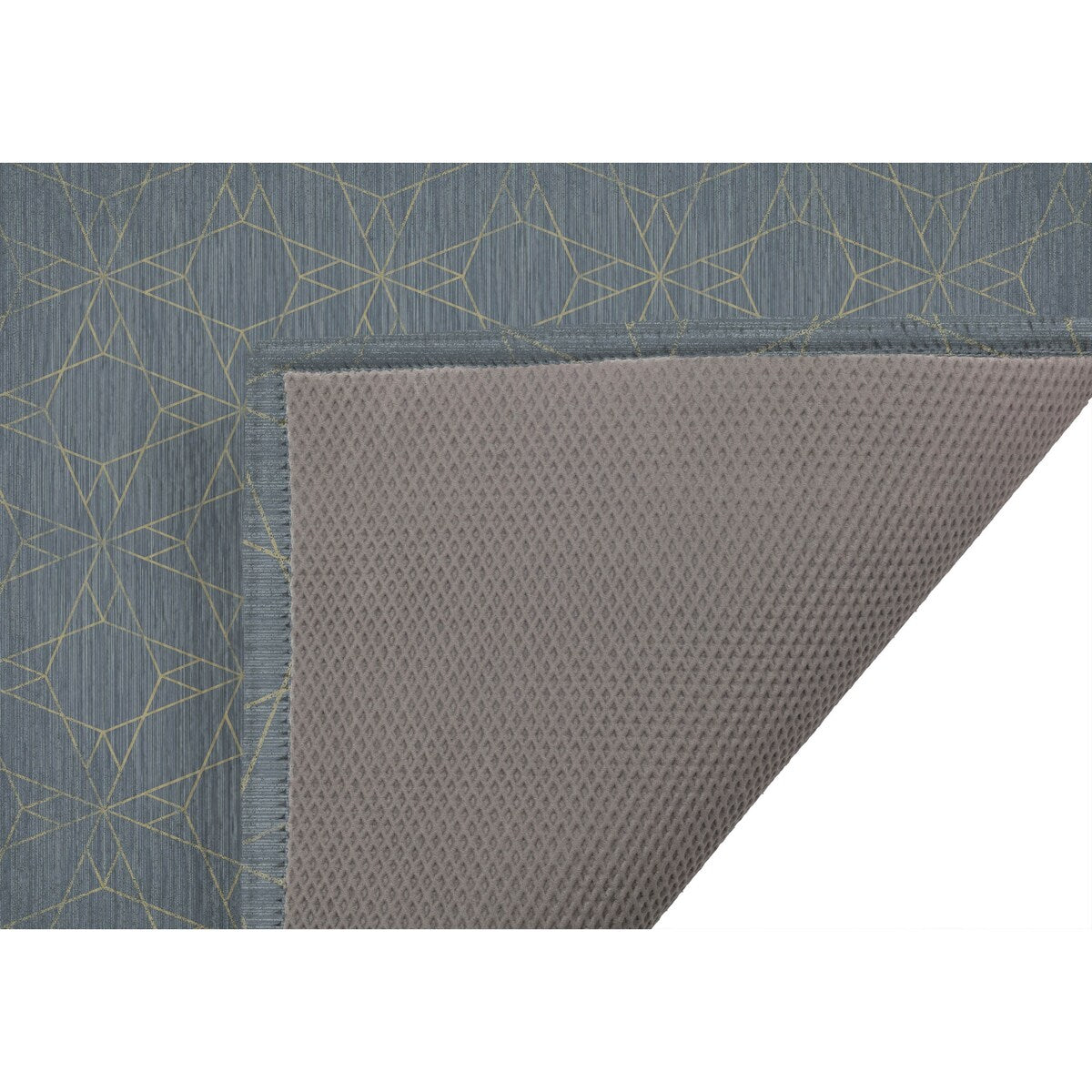 GEO BLUE with Rubberized non-slip Backing Indoor|Outdoor Mat By Kavka Designs