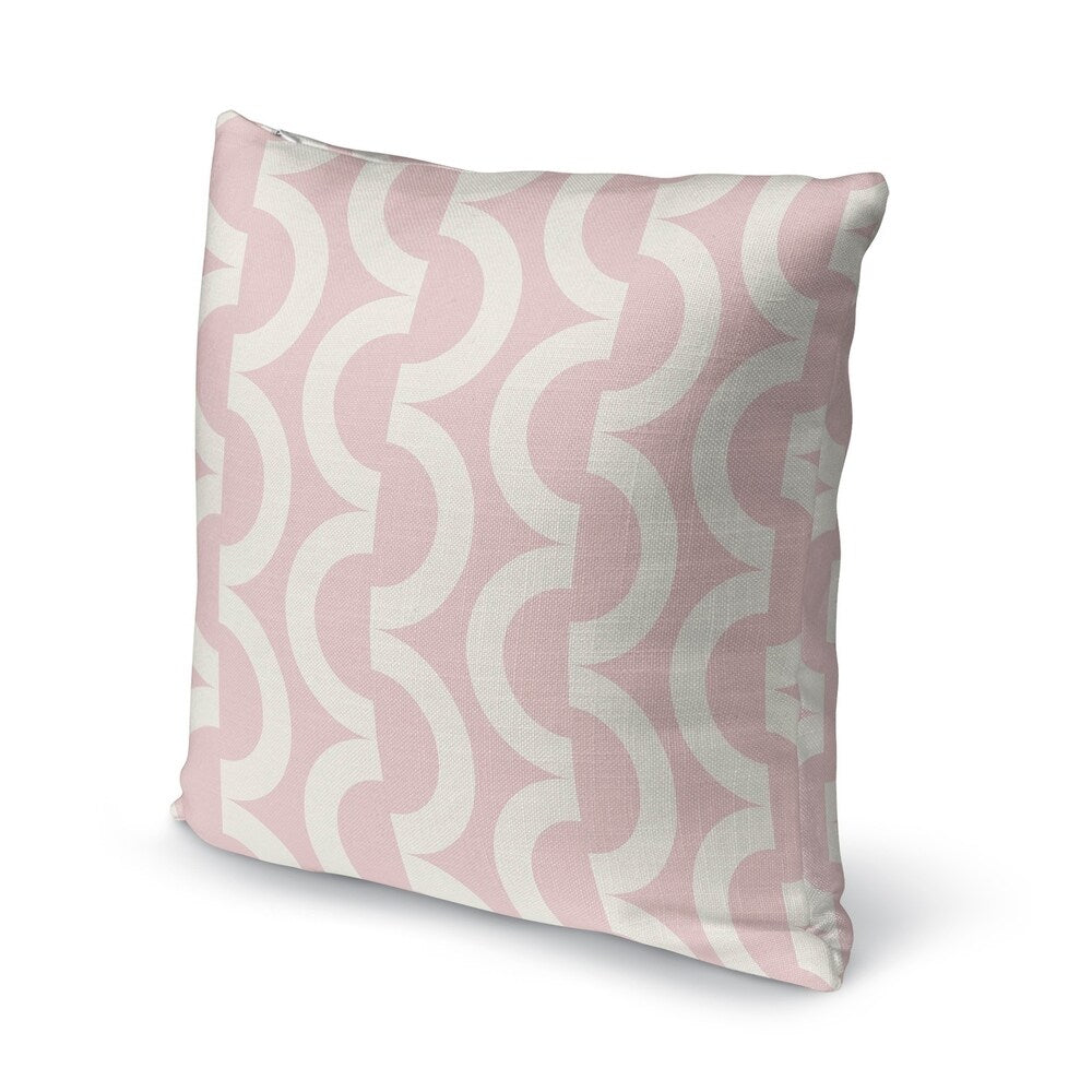 GEOWAVES PINK REVERSE Accent Pillow By Kavka Designs