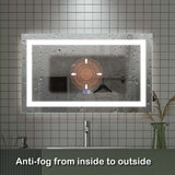 GIVINGTREE 40X24 Bathroom Wall Mounted LED Mirror - N/A