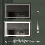 GIVINGTREE 40X24 Bathroom Wall Mounted LED Mirror - N/A