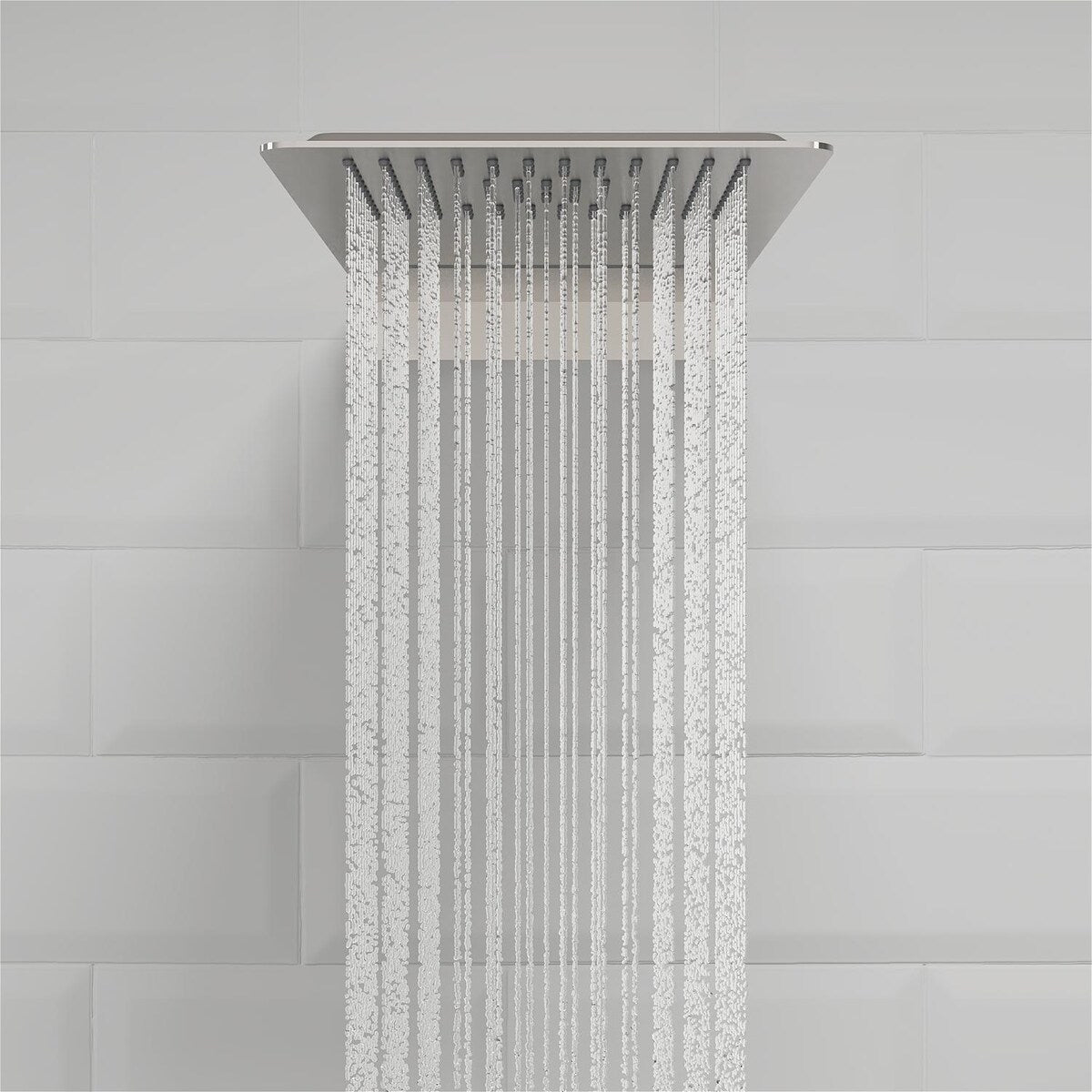 GIVINGTREE Luxury 4 Spray Patterns Thermostatic 23" Wall Mounted Rainfall Dual Shower Head With 3 Spray Heads（valve Included)