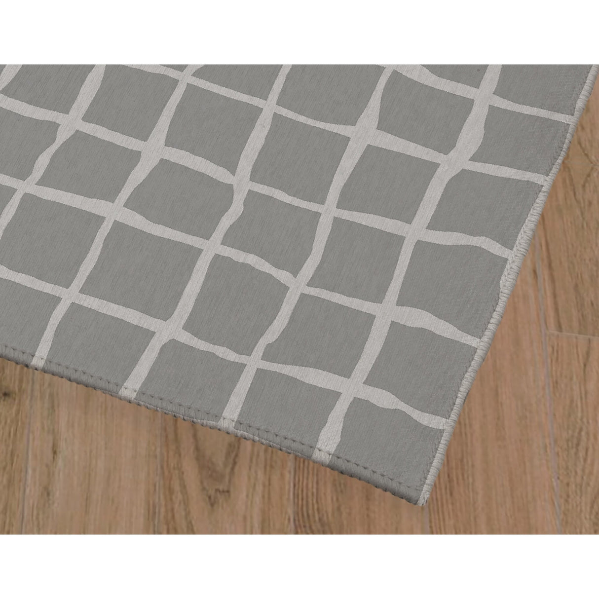 GRID IRON GREY Area Rug By Kavka Designs