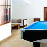 GSE™ 12-Pool Cue Wall Mounting Billiard Cue Rack, 2-Piece Hanging Wall Mounted Pool Cue Stick Holder