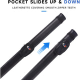 GSE™ 1x1 Deluxe Hard Billiard Pool Cue Stick Carrying Case, Billiard Cue Case Holds 1 Butts/1 Shafts (7 Colors)