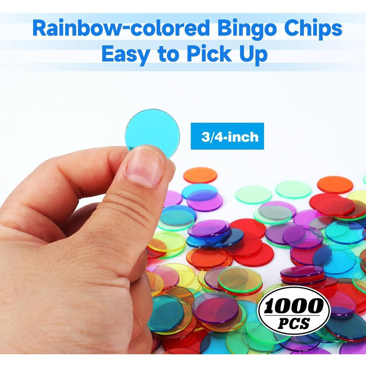 GSE™ Complete Bingo Game Set with 100 Bingo Cards, 1000 Bingo Chips & Deck of Calling Cards - Bingo Set