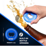 GSE™ Set of 8 Washer Toss Game Replacement Washers with Bottle Opener - Red/Blue