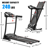L510C Easy Assembly Folding Electric Treadmill