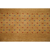 Gabbeh Area Rug Hand-Knotted Wool Carpet - 8'0"x 9'9"