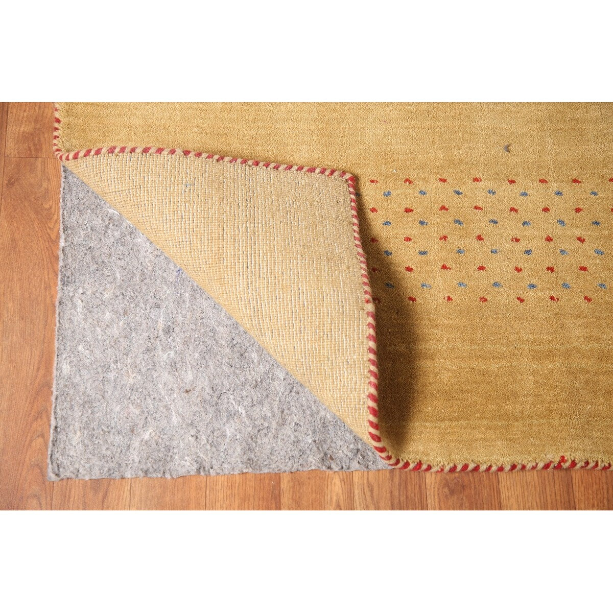 Gabbeh Area Rug Hand-Knotted Wool Carpet - 8'0"x 9'9"