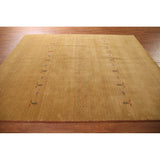 Gabbeh Area Rug Hand-Knotted Wool Carpet - 8'0"x 9'9"
