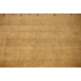 Gabbeh Area Rug Hand-Knotted Wool Carpet - 8'0"x 9'9"