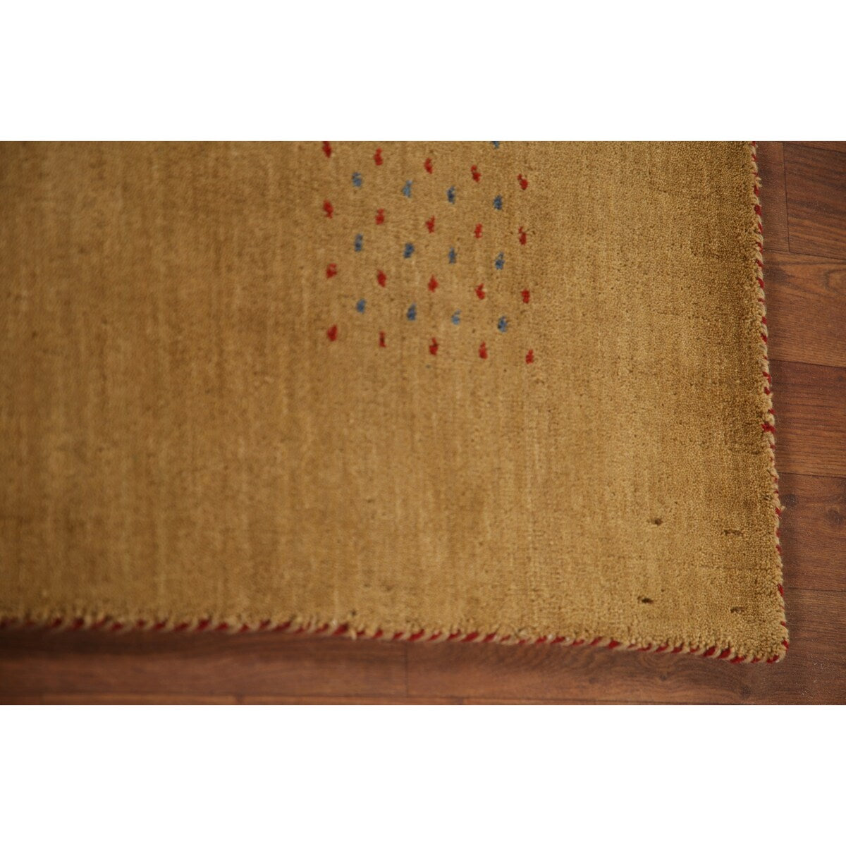 Gabbeh Area Rug Hand-Knotted Wool Carpet - 8'0"x 9'9"