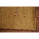 Gabbeh Area Rug Hand-Knotted Wool Carpet - 8'0"x 9'9"