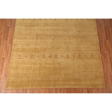 Gabbeh Area Rug Hand-Knotted Wool Carpet - 8'0"x 9'9"