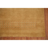 Gabbeh Area Rug Hand-Knotted Wool Carpet - 8'0"x 9'9"