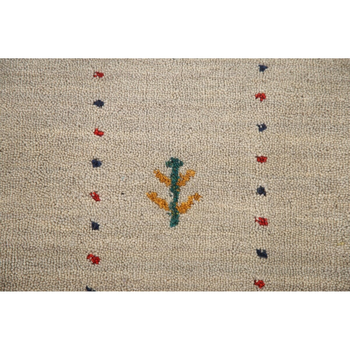 Gabbeh Area Rug Handmade Tribal Oriental Wool Carpet - 5'5"x 7'6"