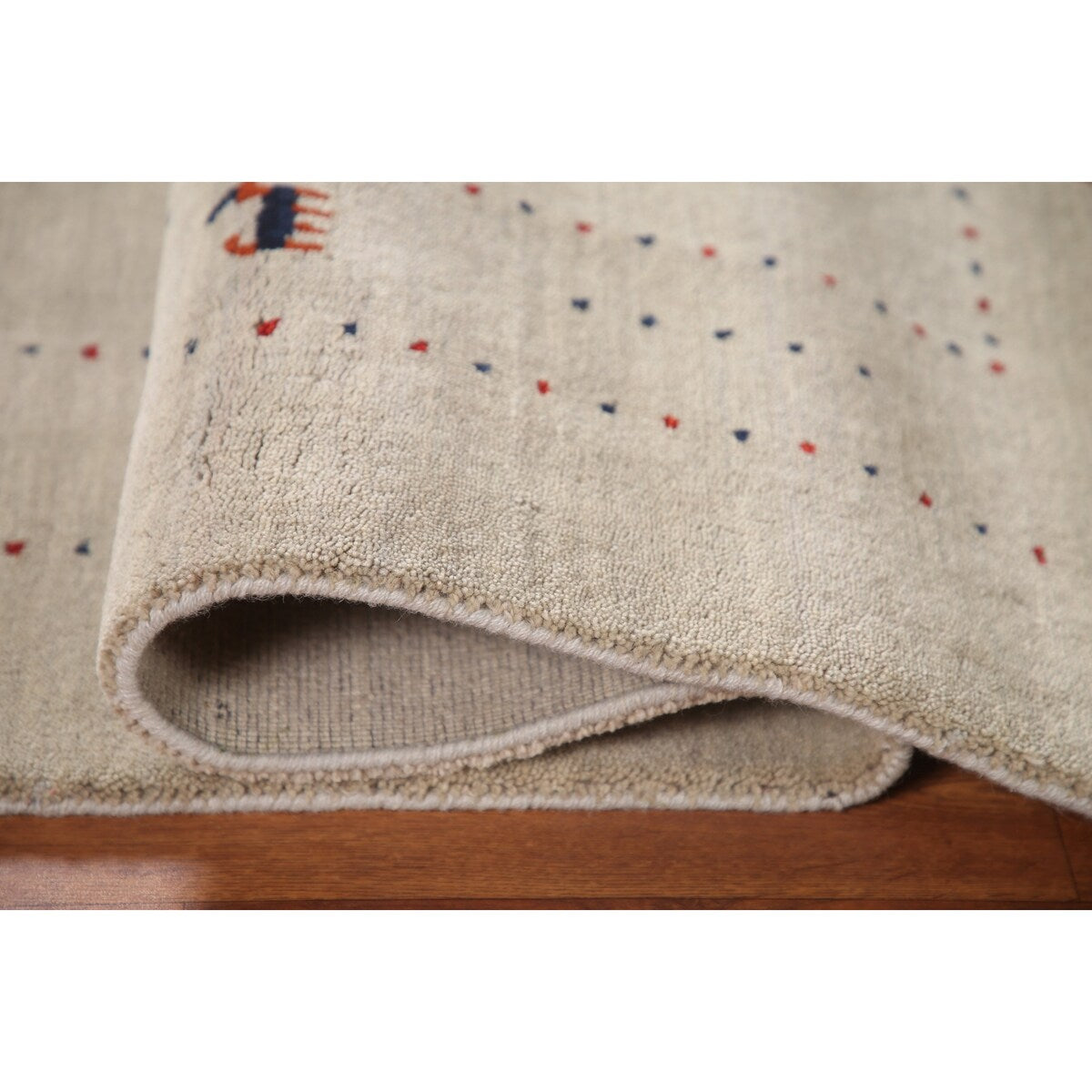 Gabbeh Area Rug Handmade Tribal Oriental Wool Carpet - 5'5"x 7'6"