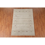 Gabbeh Area Rug Handmade Tribal Oriental Wool Carpet - 5'5"x 7'6"