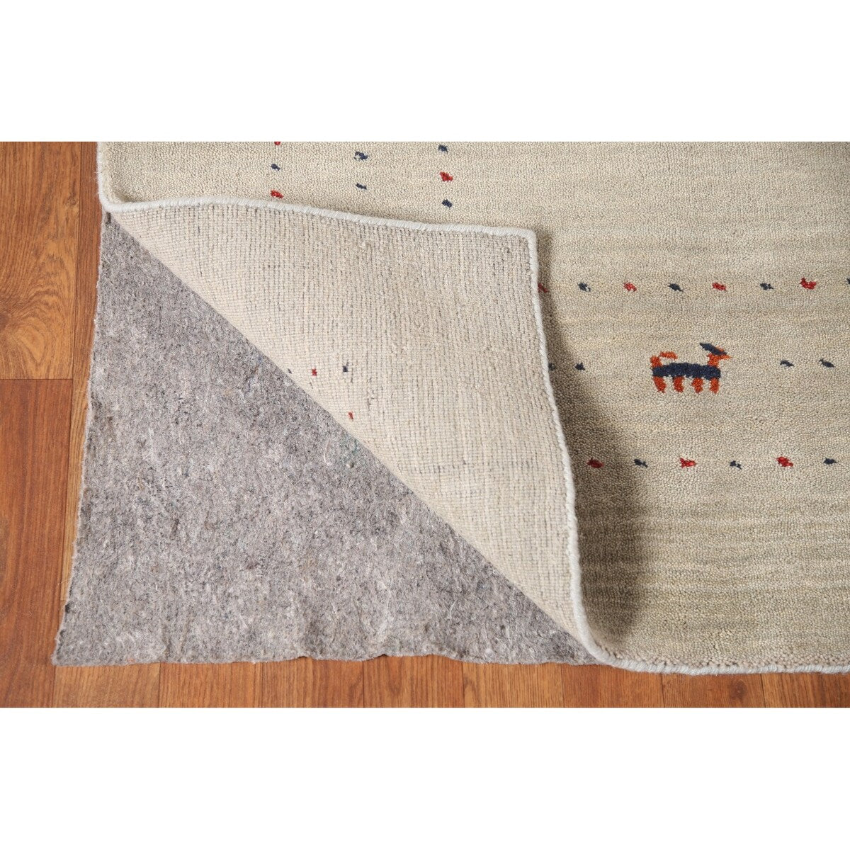 Gabbeh Area Rug Handmade Tribal Oriental Wool Carpet - 5'5"x 7'6"