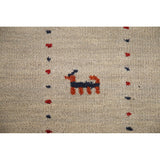 Gabbeh Area Rug Handmade Tribal Oriental Wool Carpet - 5'5"x 7'6"