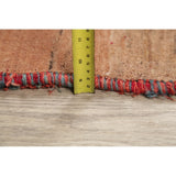 Gabbeh Checked Hand Knotted Wool Oriental Persian Area Rug - 5'0" x 3'7"