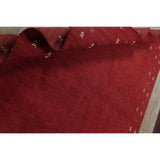 Gabbeh Contemporary Abstract Hand-Knotted Wool Indian Area Rug - 11'6" x 8'5"