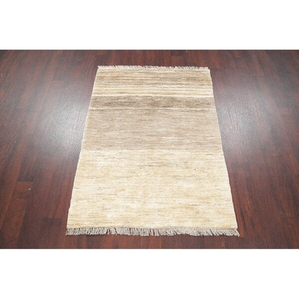 Gabbeh Contemporary Hand Knotted Wool Persian Area Rug - 4'8" x 3'5"