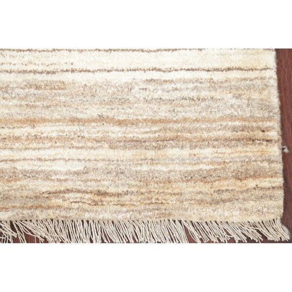 Gabbeh Contemporary Hand Knotted Wool Persian Area Rug - 4'8" x 3'5"