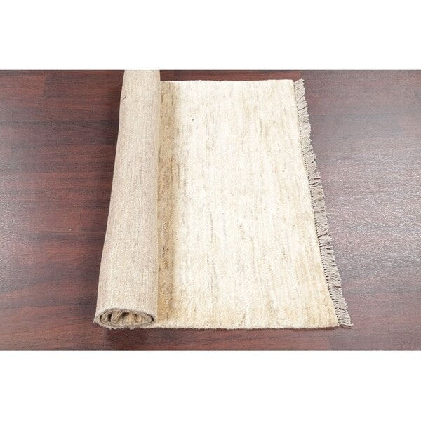 Gabbeh Contemporary Hand Knotted Wool Persian Area Rug - 4'8" x 3'5"