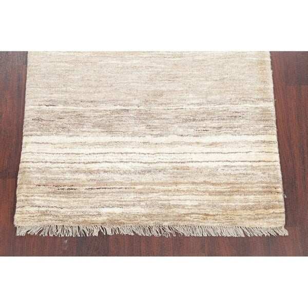 Gabbeh Contemporary Hand Knotted Wool Persian Area Rug - 4'8" x 3'5"