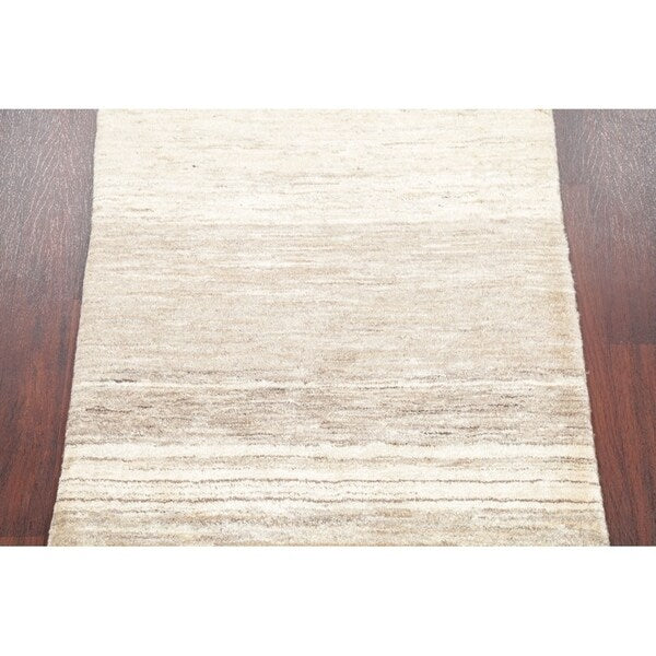 Gabbeh Contemporary Hand Knotted Wool Persian Area Rug - 4'8" x 3'5"
