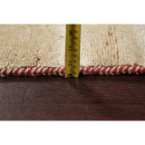 Gabbeh Contemporary Hand-Knotted Wool Persian Oriental Area Rug - 9'1" x 6'8"