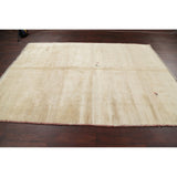 Gabbeh Contemporary Hand-Knotted Wool Persian Oriental Area Rug - 9'1" x 6'8"