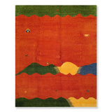Gabbeh Hand Knotted Wool Oriental Area Rug (8'x10') - 8' x 10'
