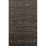 Gabbeh Indian Area Rug Hand-Knotted Wool Carpet - 5'0"x 7'8"