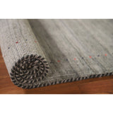 Gabbeh Indian Area Rug Hand-knotted Accent Wool Carpet - 2'10"x 4'10"