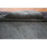Gabbeh Indian Area Rug Handmade Grey Tribal Wool Carpet - 5'5" x 7'6"