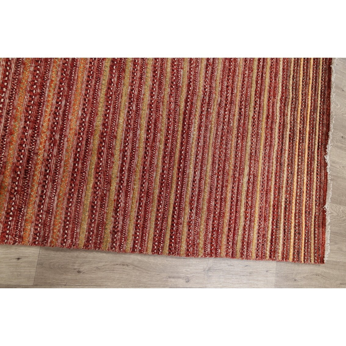 Gabbeh Kashkoli Oriental Modern Area Rug Wool Handmade Foyer Carpet - 5'3" x 8'1"